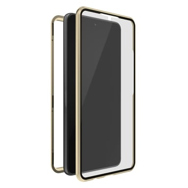 Coque de protection ''360° Glass'' pour Samsung Galaxy S21, or