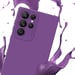 Coque pour Samsung Galaxy S22 ULTRA en FLUID VIOLET MAT Housse de protection Étui en silicone TPU flexible