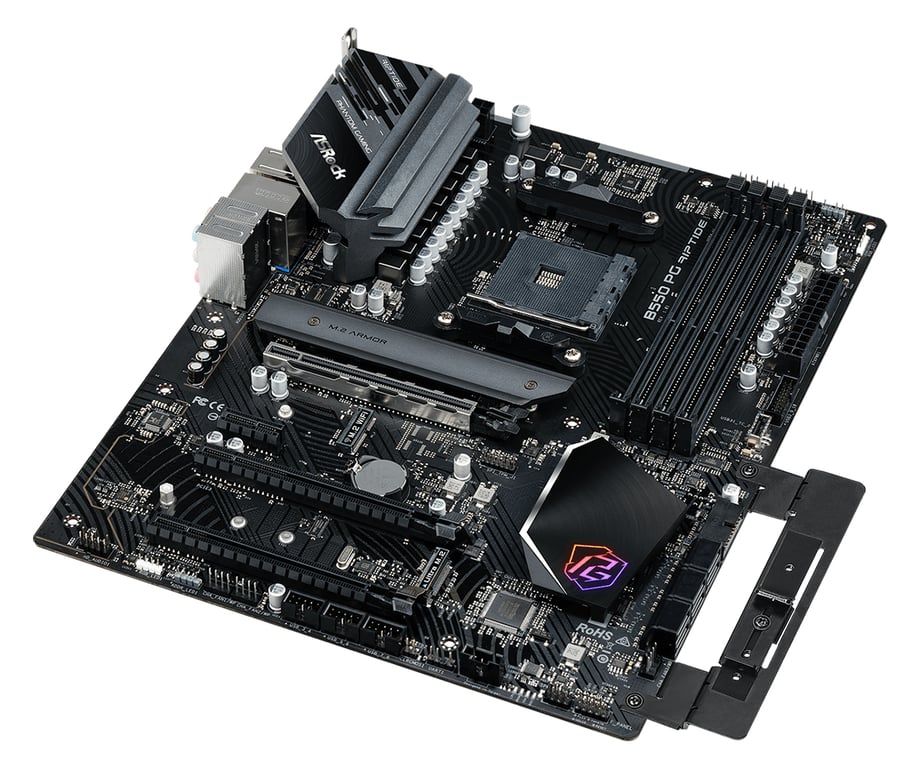 Asrock B550 Pg Riptide Amd B550 Emplacement Am4 Atx - Excellent État
