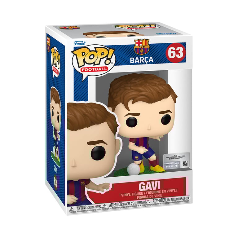 Figurine Pop! Fc Barcelone Gavi N° 63 Funko - vue 2