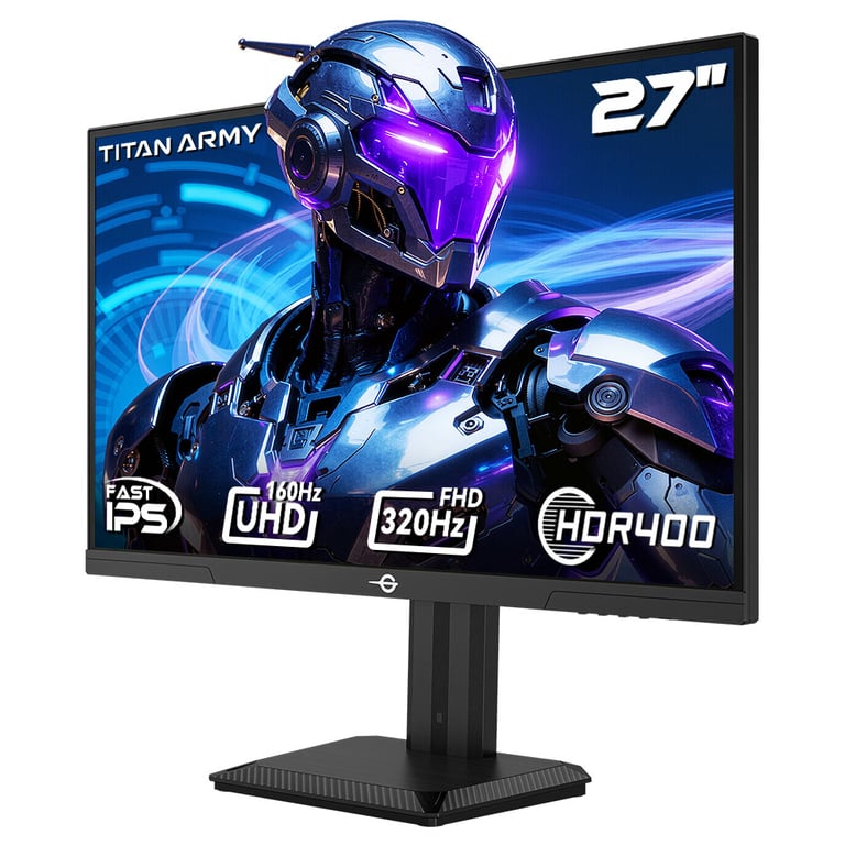 TITAN ARMY P2712V Moniteur Gaming 27  IPS UHD 160Hz / FHD 320Hz Double Mode - Neuf