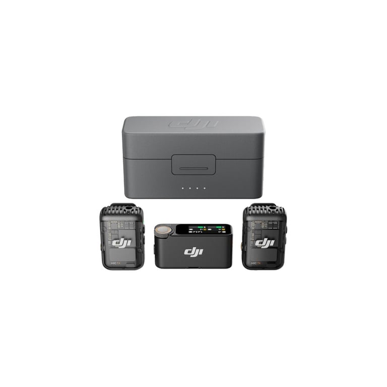 Accessoires pour drone Dji Mic 2 (2 émetteurs + 1 récepteur + boîtier de chargement) - Neuf