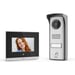 Vidéophone filaire EXTEL Compact 4 pouces couleur à commandes tactiles Noir