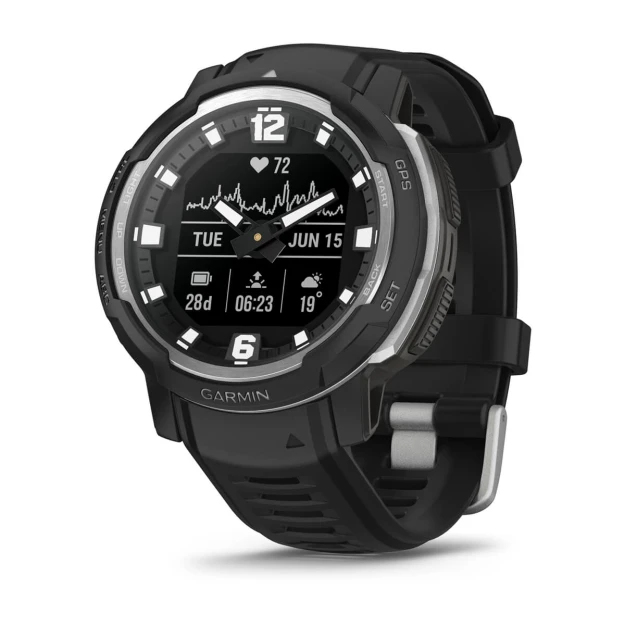 Garmin Instinct Crossover Montre GPS connectée Hybride et Robuste – – Boîtier 45 mm - vue 6
