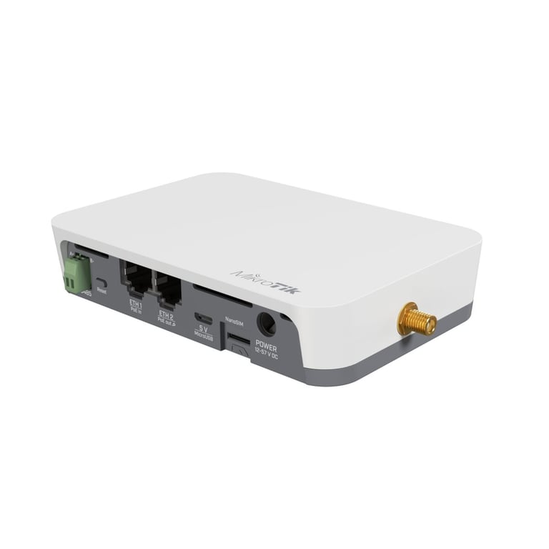 Routeur MIKROTIK KNOT LR9 avec licence RouterOS L4 Ethernet Gigabit Ethernet 2 4 GHz 5 GHz 300 Mbits/ - vue 3