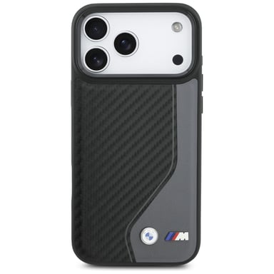 BMW M Carbon Logo Case MagSafe para iPhone 17 Pro Max antracyt