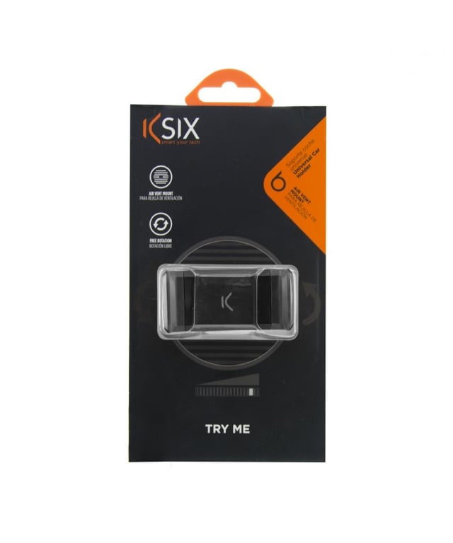 Support Voiture Universel Ksix Aération 360º pour Smartphone Neuf