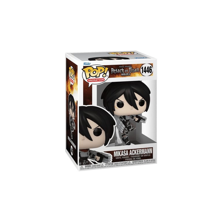 Funko 'Attaque des Titans Figurine POP! Mikasa Ackerman 9 cm - vue 2