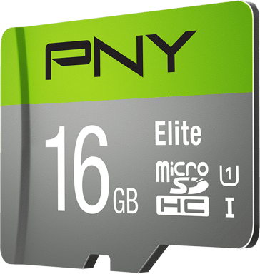 Carte Mémoire MicroSD Elite 16GB Class 10 - 100 MB/S PNY