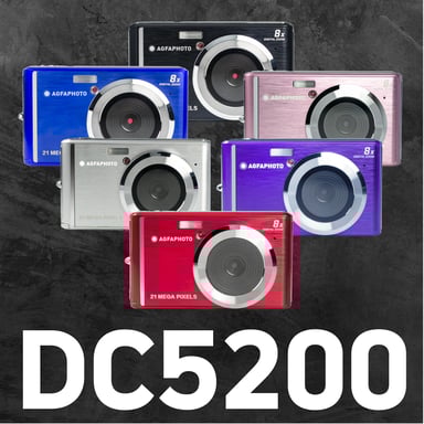 AgfaPhoto Compact Realishot DC5200 Fotocamera compatta da 1/4'' 21 MP CMOS 5616 x 3744 pixel Viola