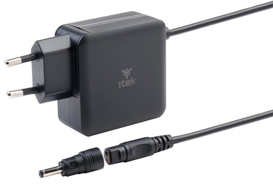 itek ITNBAW65 cargador de dispositivo móvil Portátil Negro Corriente alterna Interior