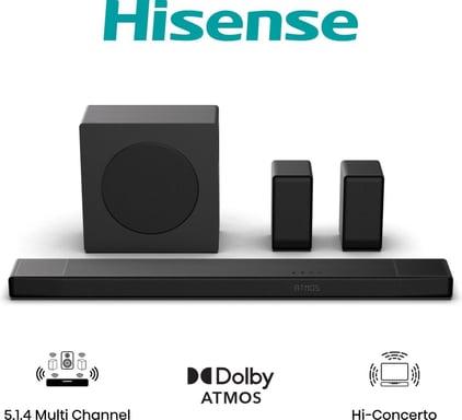 Hisense AX5140Q Negro 5.1.4 canales 600 W