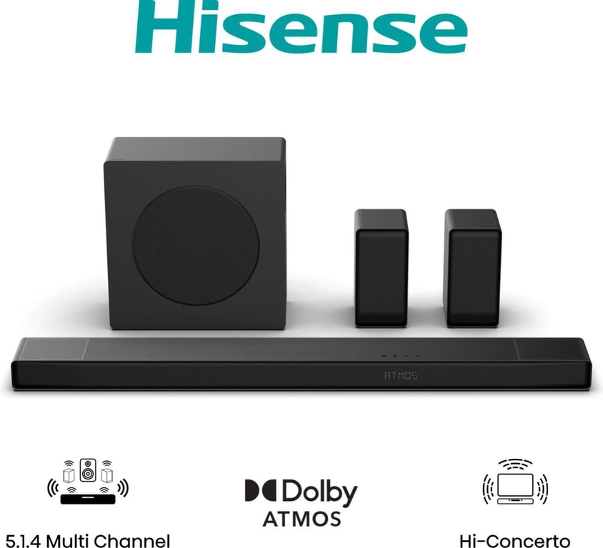 Hisense AX5140Q haut parleur soundbar 5.1.4 canaux Neuf