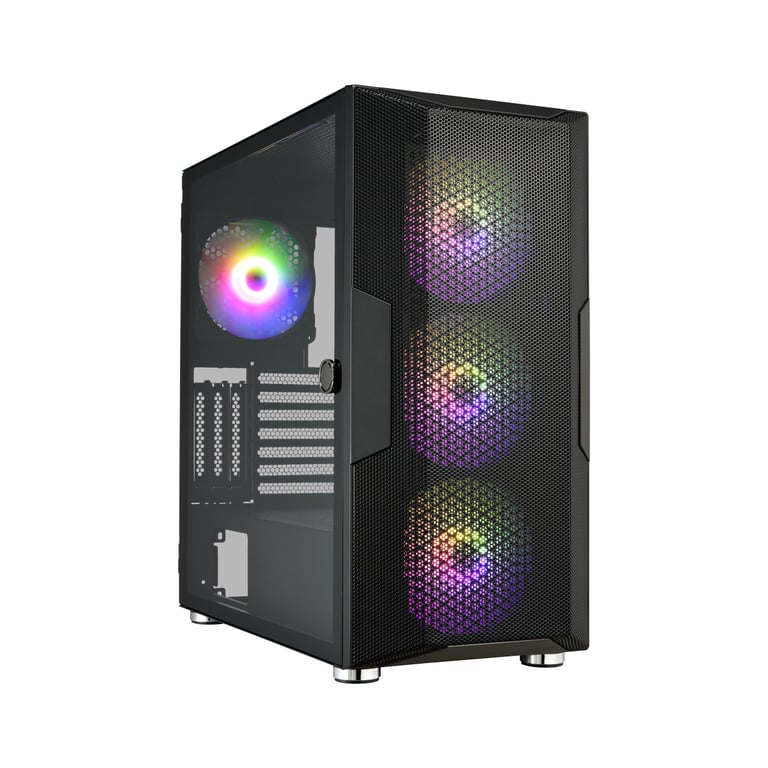 FSP Boitier Moyen Tour ATX FSP CUT592 RGB avec panneau vitré Neuf