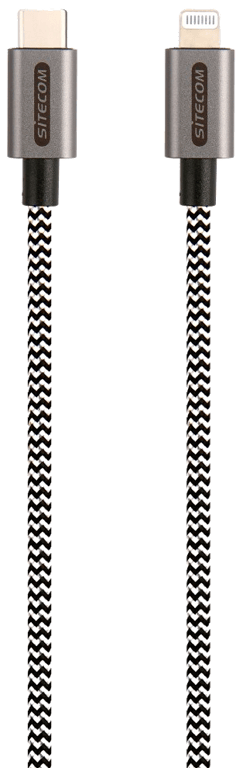 Câble USB 2.0 - USB-C/Lightning Plaqué or 1,00m CA-036