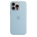 Apple Coque en silicone avec MagSafe pour iPhone 15 Pro Max - Bleu clair Apple iPhone 15 Pro Max