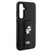 Custodia Karl Lagerfeld Gripstand Saffiano per Galaxy S23 FE, nera