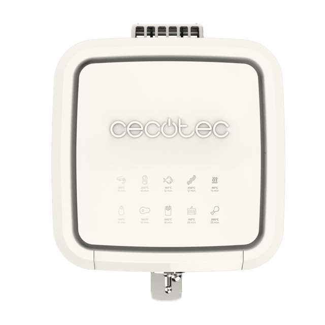 Cecotec Friteuse à air sans huile de 5 avec fenêtre Air Fryer Cecofry Antique 5000 Window. Numérique Zone de Cuisson de 5 et Technologie PerfectCook Design Rétro en - vue 4