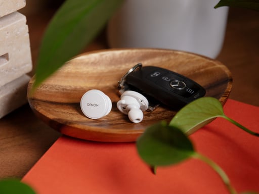 Denon PerL Pro Cuffie senza fili Bluetooth per chiamate/musica Bianco