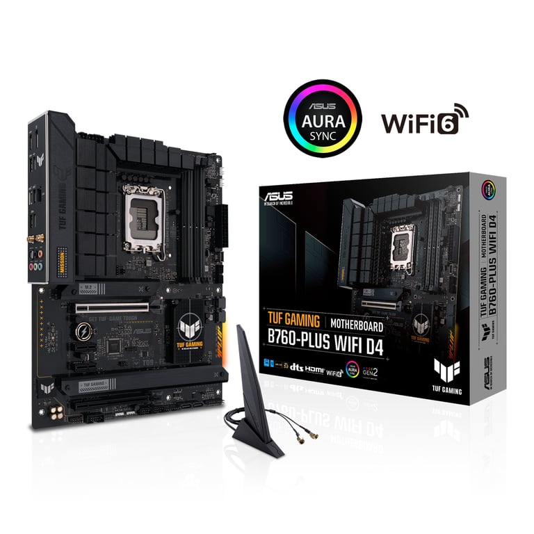 ASUS TUF GAMING B760 PLUS WIFI D4 - vue 4
