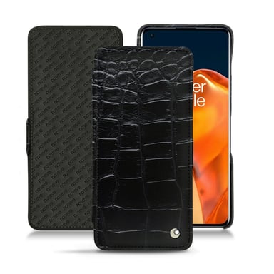 Housse cuir OnePlus 9 Pro -  - Noir - Cuir Abaca