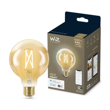 WiZ Ampoule connectée Globe 95 vintage Blanc variable E27 50W