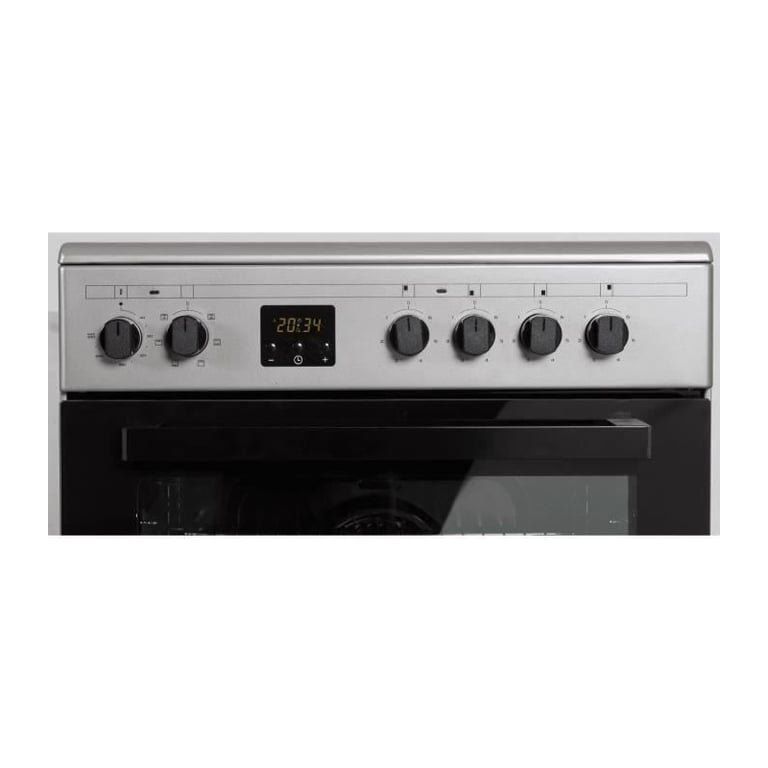 Cuisinière vitrocéramique CONTINENTAL EDISON CECV60FCS 4 feux L58 8 xP61 xH83 cm - vue 4