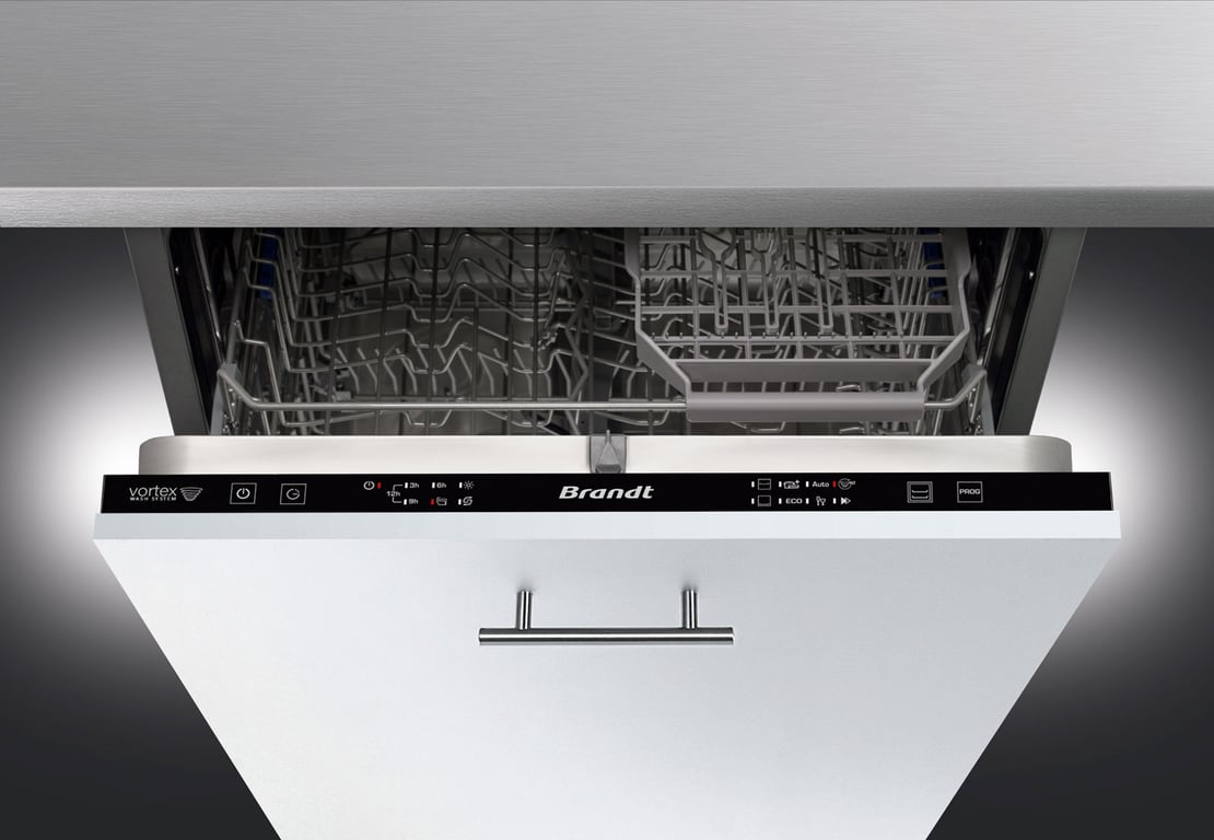 BRANDT Lave vaisselle 14 couverts 44 dB Tout intégrable BDJ424VLB - vue 3