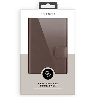 Selencia A515F38524304 coque de protection pour téléphones portables 16,5 cm (6.5'') Folio porte carte Marron Samsung Galaxy A51