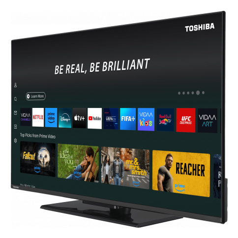 Toshiba QLED 43 43QV3F63DG UltraHD 4K VIDAA Neuf - vue 3