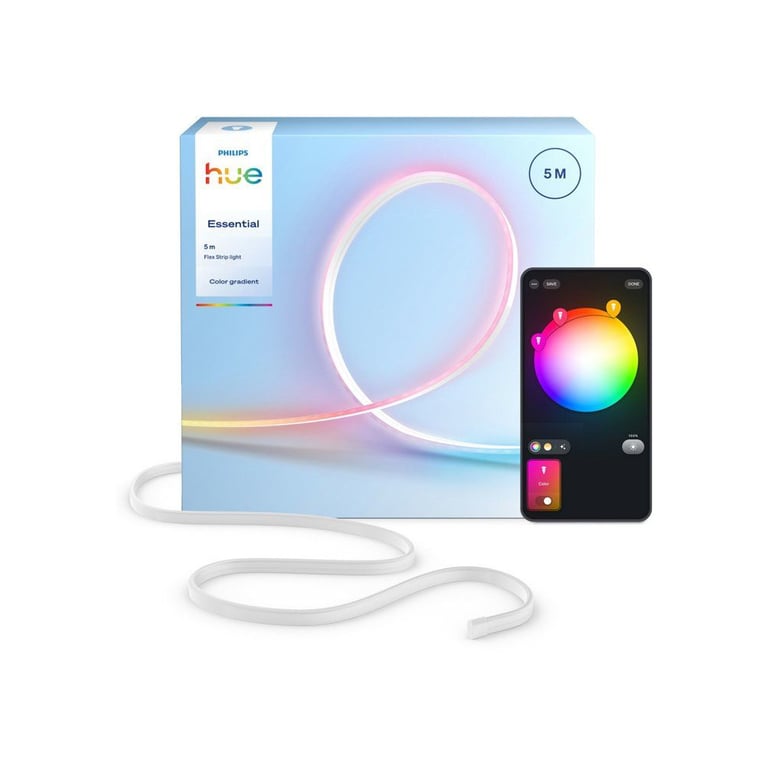 Ruban LED Flexible Philips Hue Essential 5m – Multicolore, Compatible Bluetooth, IP20 - vue 4