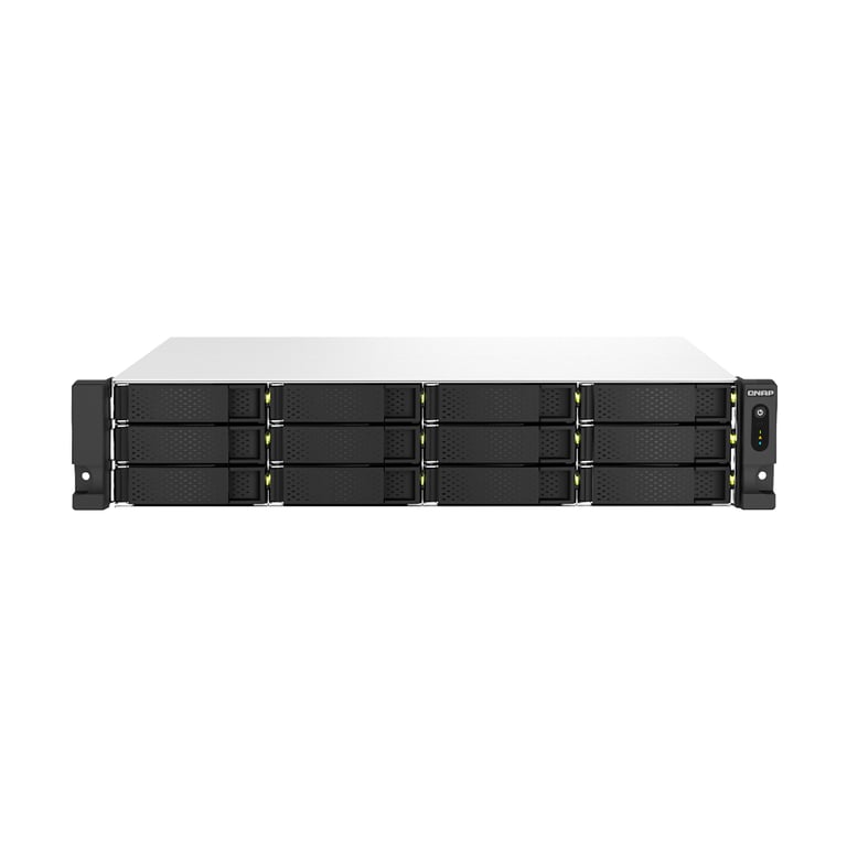 QNAP TS RP NAS Rack 2 U Intel® Celeron® 8 Go DDR4 0 To QNAP QTS Aluminium Neuf - vue 3