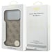 Custodia MagSafe Guess 4G Charms Collection per iPhone 17 Pro Max marrone