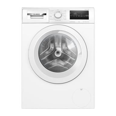 Lave-linge hublot BOSCH WAN28209FR SER4 - 9 kg - Induction - L60cm - Classe A - 1400 trs/min - Vapeur - Blanc