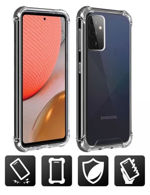 Altadif ALTCA72AG guscio protettivo per telefoni cellulari 17 cm (6,7'') Custodia trasparente Samsung Galaxy A72