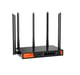 Tenda W30E AX3000 router inalámbrico Gigabit Ethernet Doble banda (2,4 GHz / 5 GHz) Negro