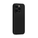 Funda antigolpes de gel de silicona suave para Apple iPhone 14 Pro, negro satinado