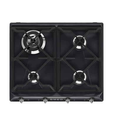 Smeg Victoria SR964NGH plaque Noir Intégré 60 cm Gaz 4 zone(s) - Neuf