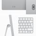 Apple iMac Apple M M3 59,7 cm (23.5'') 4480 x 2520 Pixeles PC todo en uno 8 GB 256 GB SSD macOS Sonoma Wi-Fi 6E (802.11ax) Plata