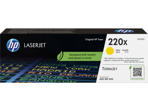HP 220X Jaune Toner W2202X - Neuf