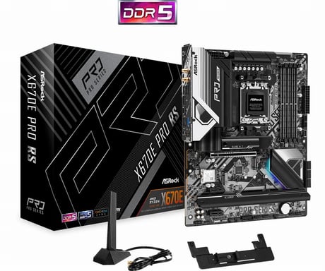 Asrock X670E Pro RS AMD X670 Emplacement AM5 ATX
