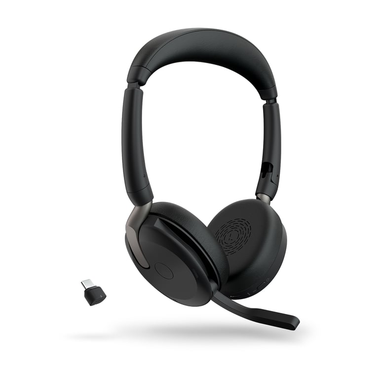 Jabra Evolve2 65 Flex Casque Sans fil Arceau Bureau/Centre d'appels USB Type-C Bluetooth - Neuf