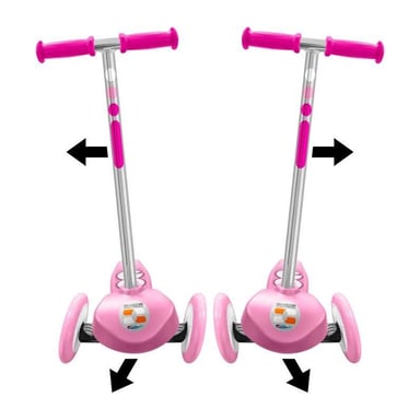 Patinete Steering 3 ruedas - STAMP - SKIDS CONTROL - Rosa