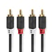 Nedis CABW24200AT30 cable de audio 3 m 2 x RCA Antracita