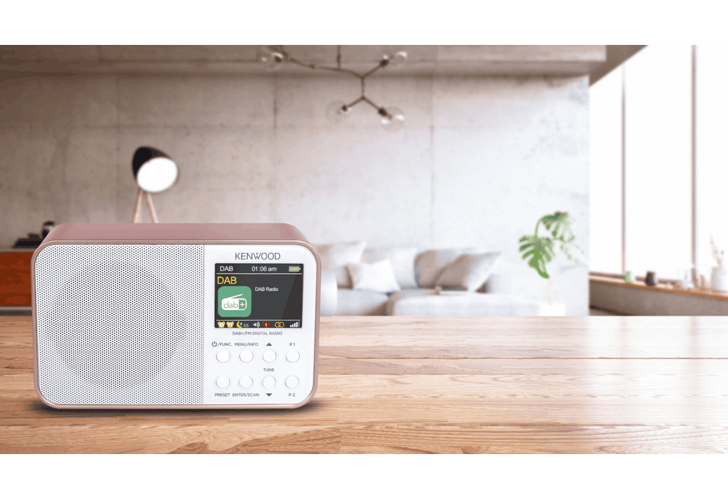 Kenwood CR-M30DAB-R Radio portable Numérique Or rose - Neuf