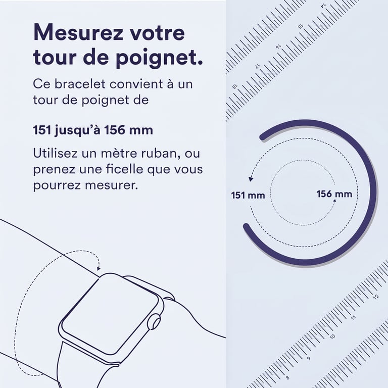 Bracelet Apple Watch 44mm Solo tressé - vue 9