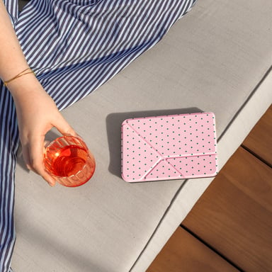 imoshion Étui de liseuse portefeuille design Pliable pour Kobo Clara Colour / BW - Happy Dots