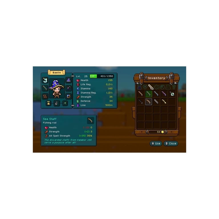 Jeu Nintendo Switch JUST FOR GAMES Nice Day For Fishing Pixel-art Aventure & Simulation DLC Legendary Multicolore - Neuf