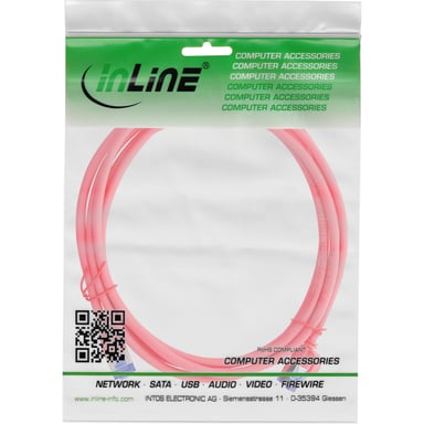 InLine 74902R câble de réseau Rouge 2 m Cat6a S/FTP (S-STP)
