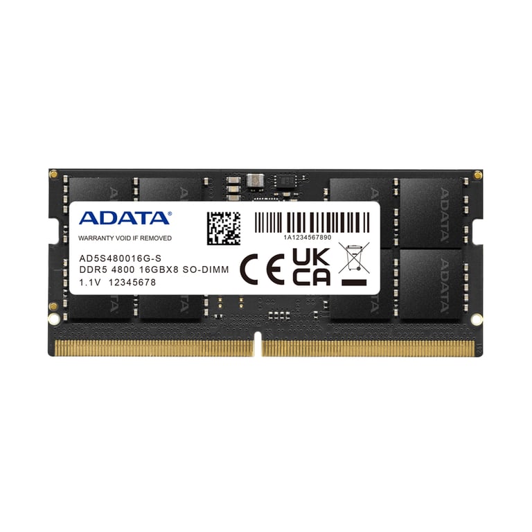 ADATA AD5U480016G module de mémoire 1 x DDR5 4800 MHz ECC Neuf - vue 5